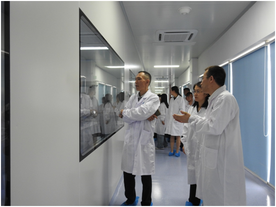 安徽省市场监管局特殊食品监管处处长曹太兵一行莅临南京圣诺生物调研指导